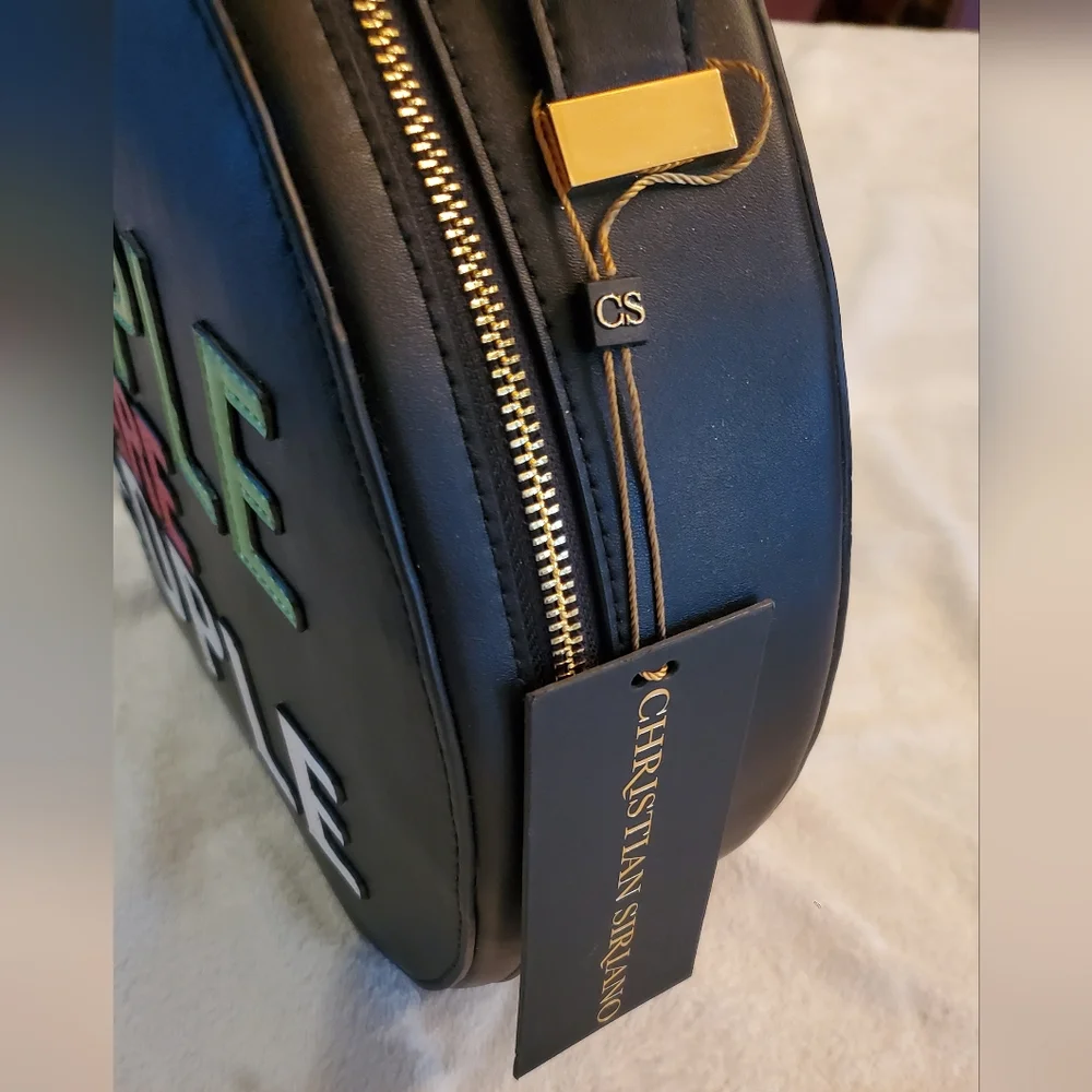 NWT-CRISTIAN SIRIANO "PEOPLE ARE PEOPLE-shoulder bag -leather"Limited Edition" - Picture 5 of 13